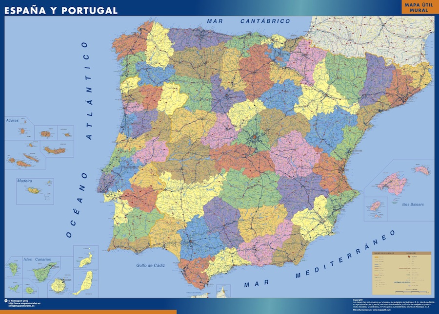 Mapa Espana Provincial