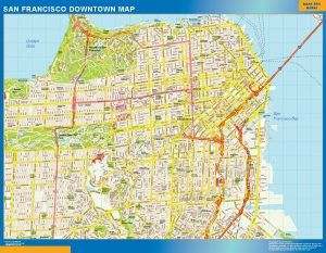 Mapa San Francisco downtown