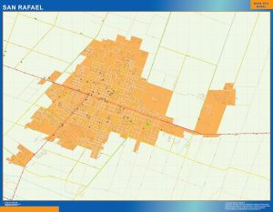 Mapa San Rafael en Argentina